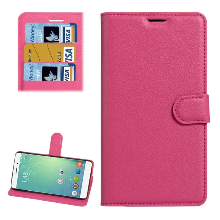 For ASUS Zenfone Pegasus 3 Litchi Texture Horizontal Flip Leather Case with Holder & Card Slots & Wallet