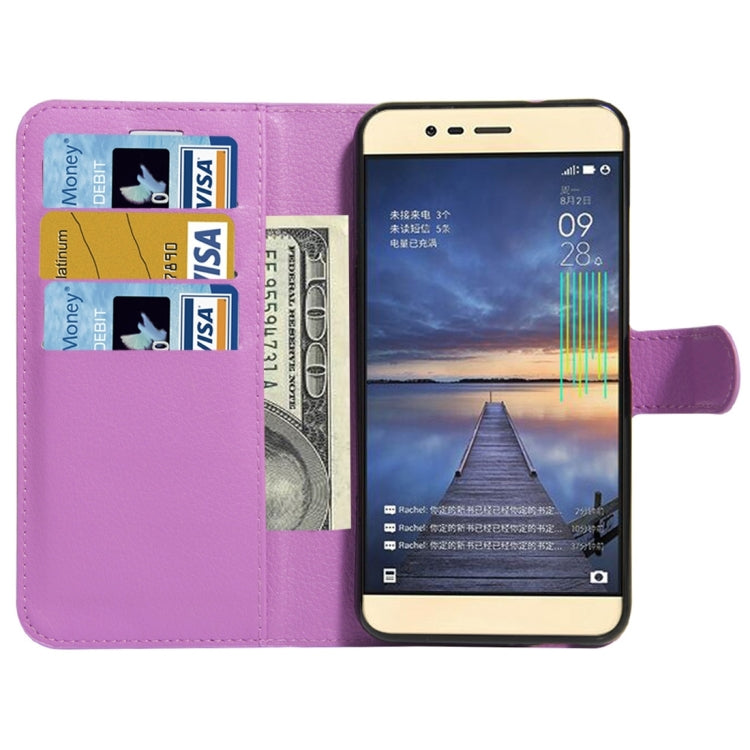 For ASUS Zenfone Pegasus 3 Litchi Texture Horizontal Flip Leather Case with Holder & Card Slots & Wallet