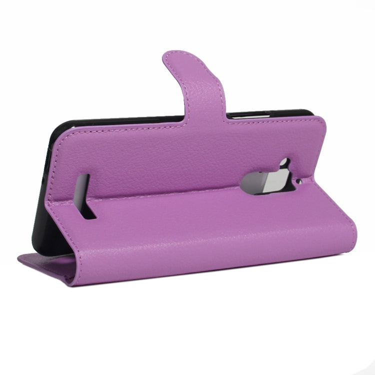 For ASUS Zenfone Pegasus 3 Litchi Texture Horizontal Flip Leather Case with Holder & Card Slots & Wallet