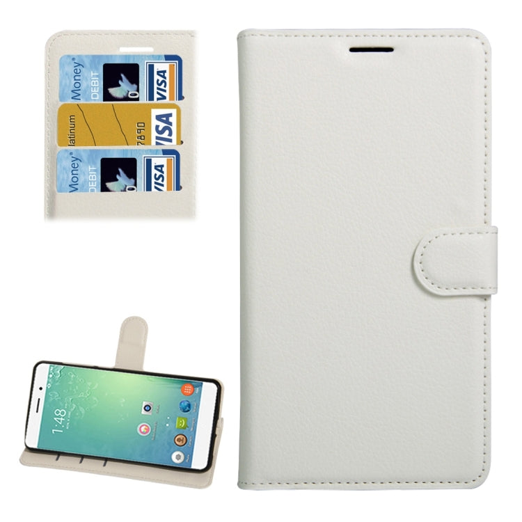 For ASUS Zenfone Pegasus 3 Litchi Texture Horizontal Flip Leather Case with Holder & Card Slots & Wallet