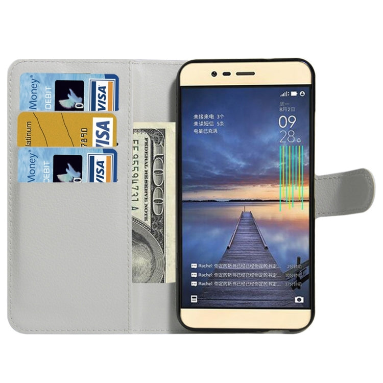 For ASUS Zenfone Pegasus 3 Litchi Texture Horizontal Flip Leather Case with Holder & Card Slots & Wallet