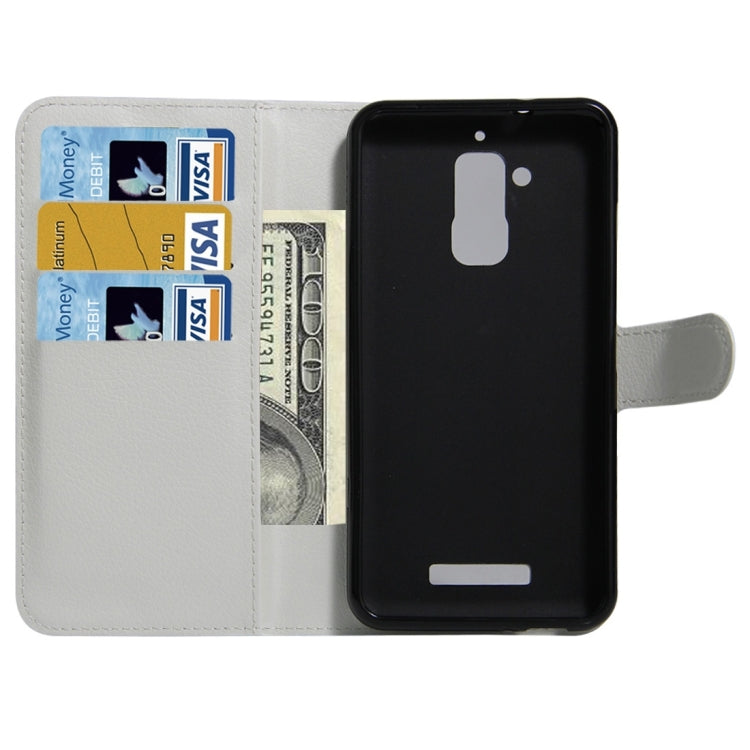 For ASUS Zenfone Pegasus 3 Litchi Texture Horizontal Flip Leather Case with Holder & Card Slots & Wallet