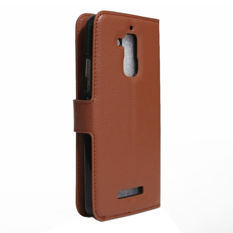 For ASUS Zenfone Pegasus 3 Litchi Texture Horizontal Flip Leather Case with Holder & Card Slots & Wallet