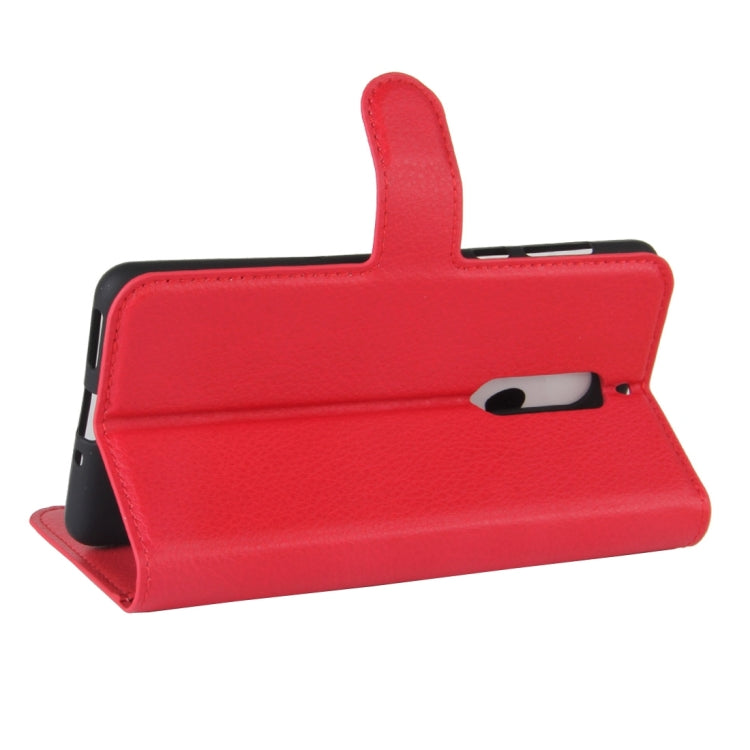 For Nokia 5 Litchi Texture Horizontal Flip Leather Case with Holder & Card Slots & Wallet