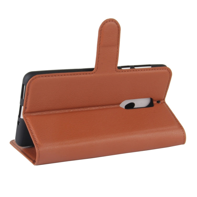 For Nokia 5 Litchi Texture Horizontal Flip Leather Case with Holder & Card Slots & Wallet