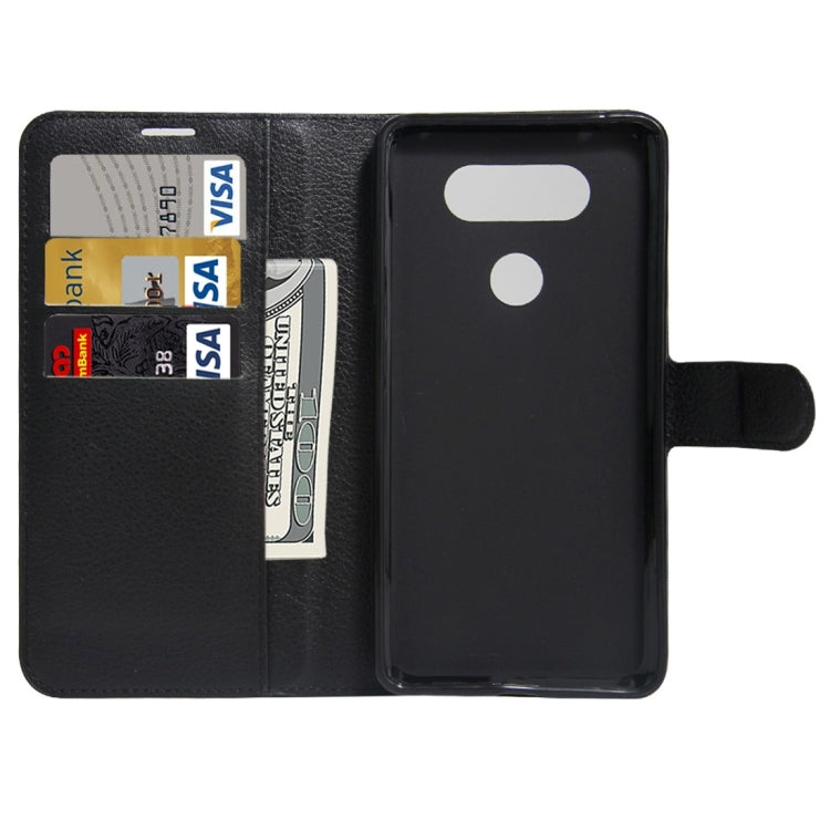 For LG V20 Litchi Texture Horizontal Flip Leather Case with Holder & Card Slots & Wallet