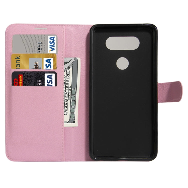 For LG V20 Litchi Texture Horizontal Flip Leather Case with Holder & Card Slots & Wallet