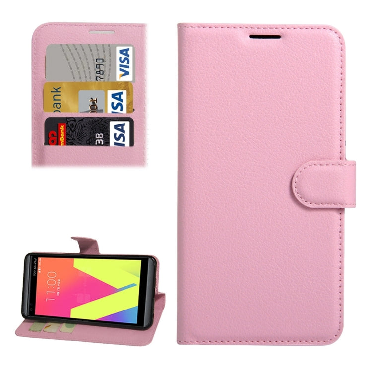 For LG V20 Litchi Texture Horizontal Flip Leather Case with Holder & Card Slots & Wallet