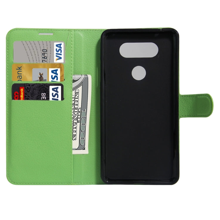 For LG V20 Litchi Texture Horizontal Flip Leather Case with Holder & Card Slots & Wallet