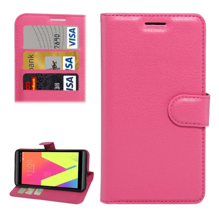 For LG V20 Litchi Texture Horizontal Flip Leather Case with Holder & Card Slots & Wallet