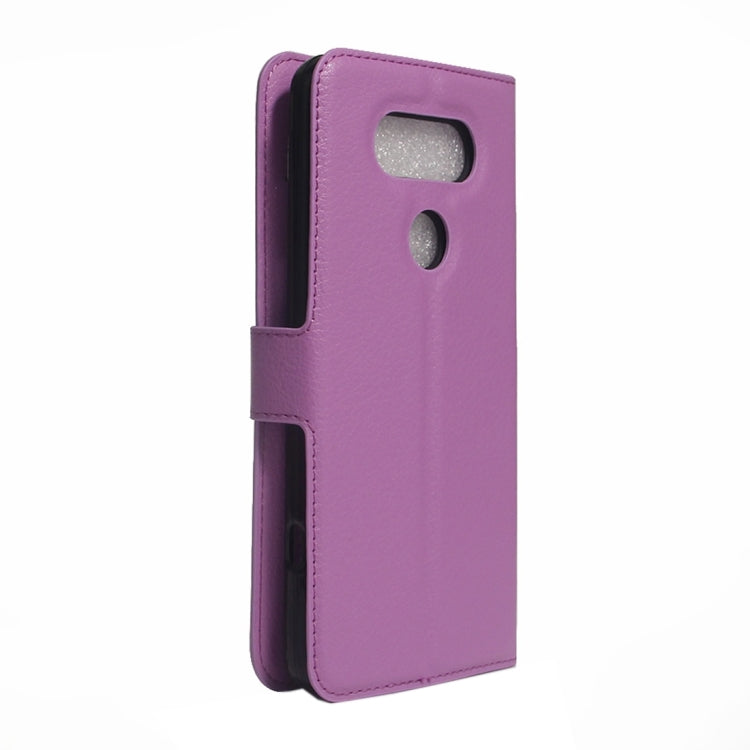 For LG V20 Litchi Texture Horizontal Flip Leather Case with Holder & Card Slots & Wallet