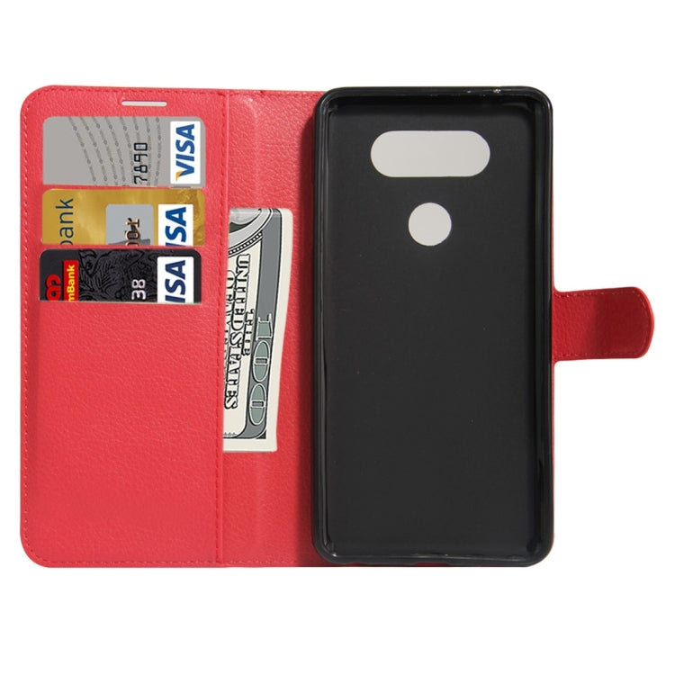 For LG V20 Litchi Texture Horizontal Flip Leather Case with Holder & Card Slots & Wallet