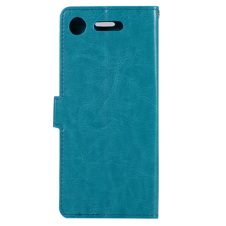 For Sony Xperia XZ1 Crazy Horse Texture Horizontal Flip Leather Case with Holder & Card Slots & Wallet & Photo Frame