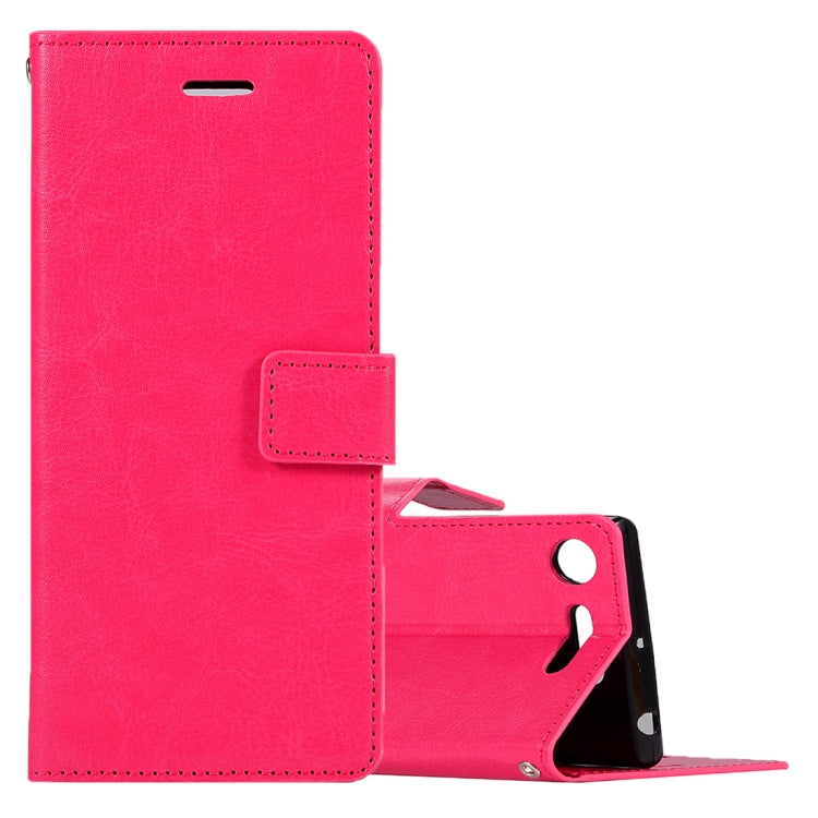 For Sony Xperia XZ1 Crazy Horse Texture Horizontal Flip Leather Case with Holder & Card Slots & Wallet & Photo Frame