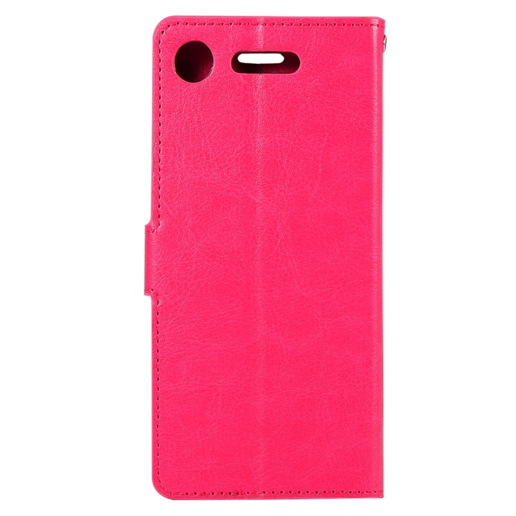 For Sony Xperia XZ1 Crazy Horse Texture Horizontal Flip Leather Case with Holder & Card Slots & Wallet & Photo Frame