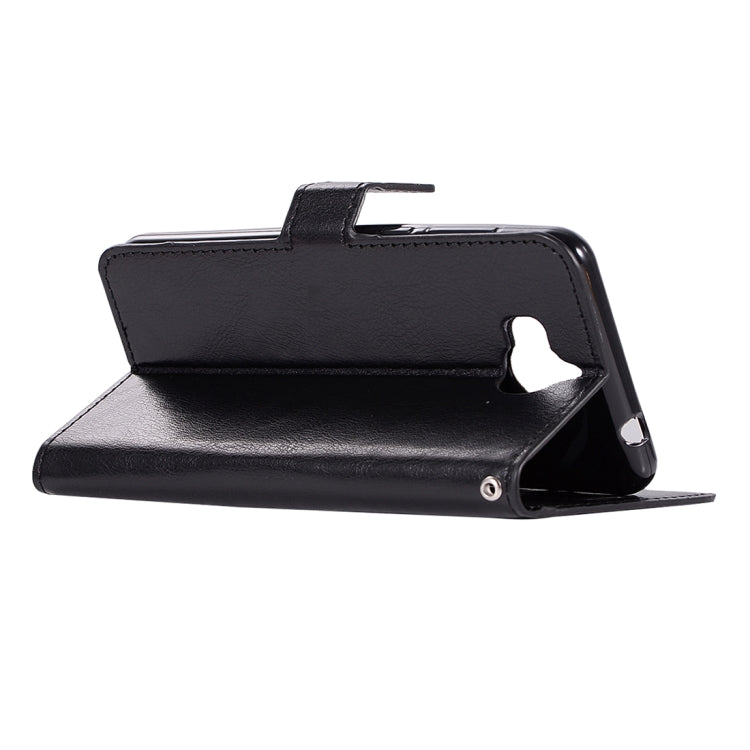 For Huawei Y5 (2017) Crazy Horse Texture Horizontal Flip Leather Case with Holder & Card Slots & Wallet & Photo Frame