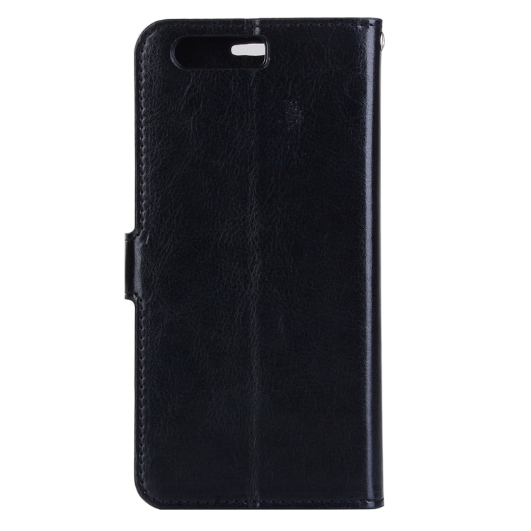 For Huawei Honor 9 Crazy Horse Texture Horizontal Flip Leather Case with Holder & Card Slots & Wallet & Photo Frame