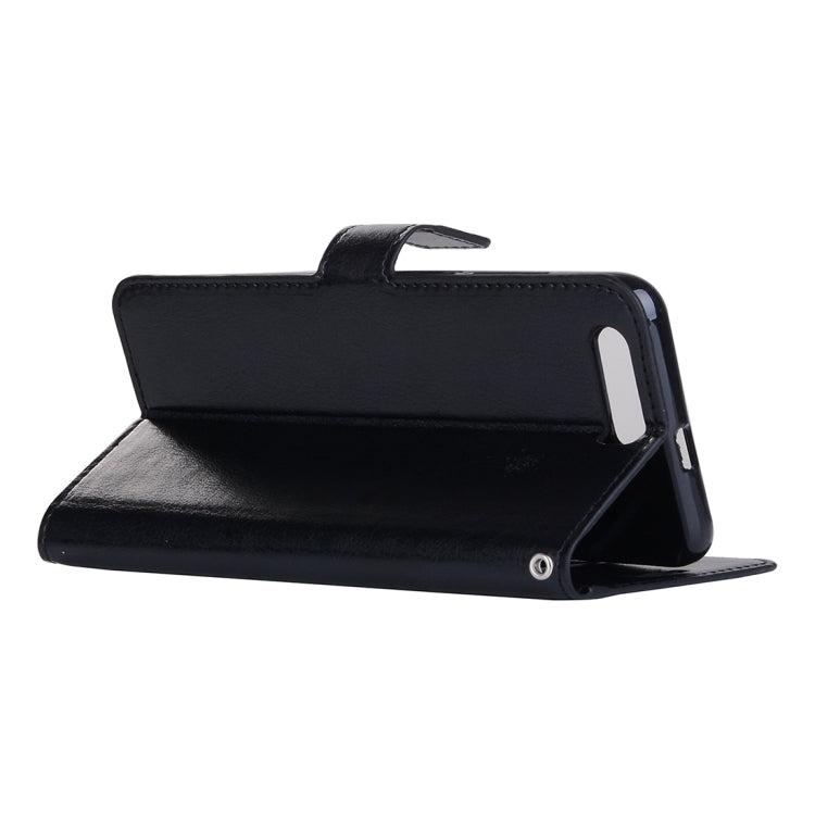 For Huawei Honor 9 Crazy Horse Texture Horizontal Flip Leather Case with Holder & Card Slots & Wallet & Photo Frame