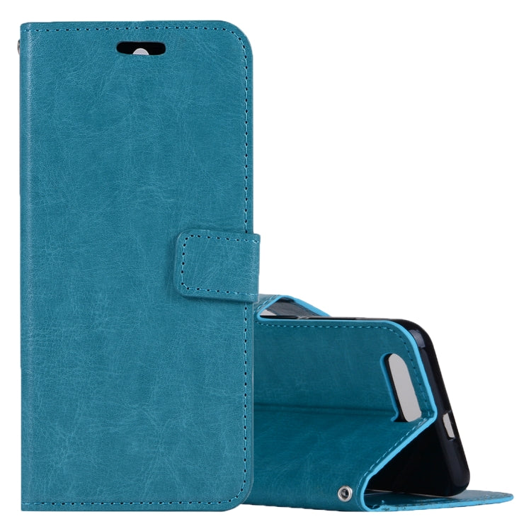 For Huawei Honor 9 Crazy Horse Texture Horizontal Flip Leather Case with Holder & Card Slots & Wallet & Photo Frame