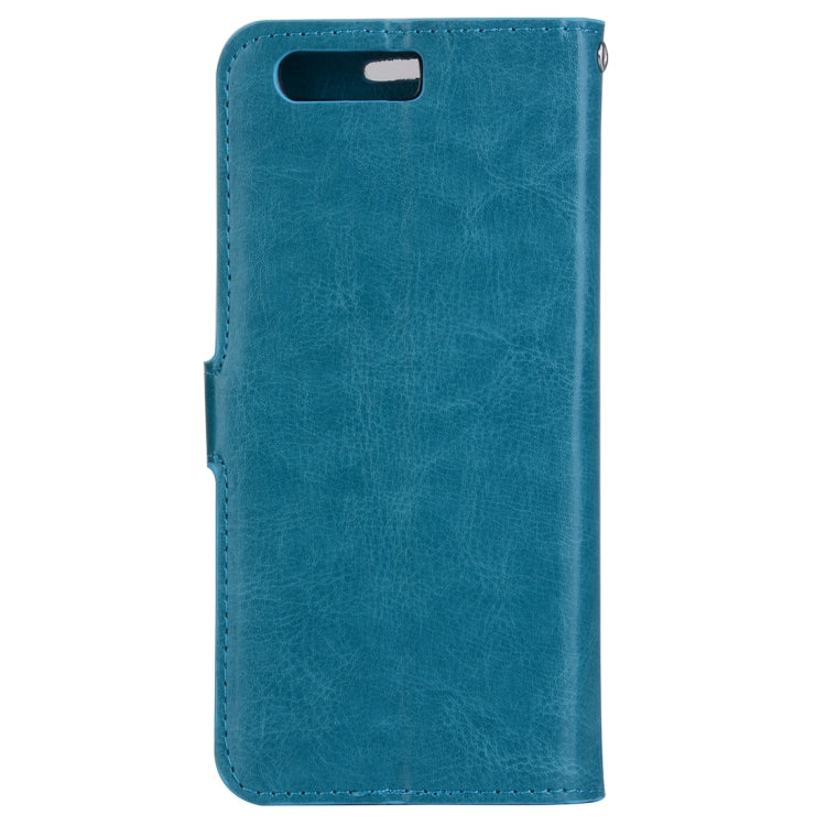 For Huawei Honor 9 Crazy Horse Texture Horizontal Flip Leather Case with Holder & Card Slots & Wallet & Photo Frame