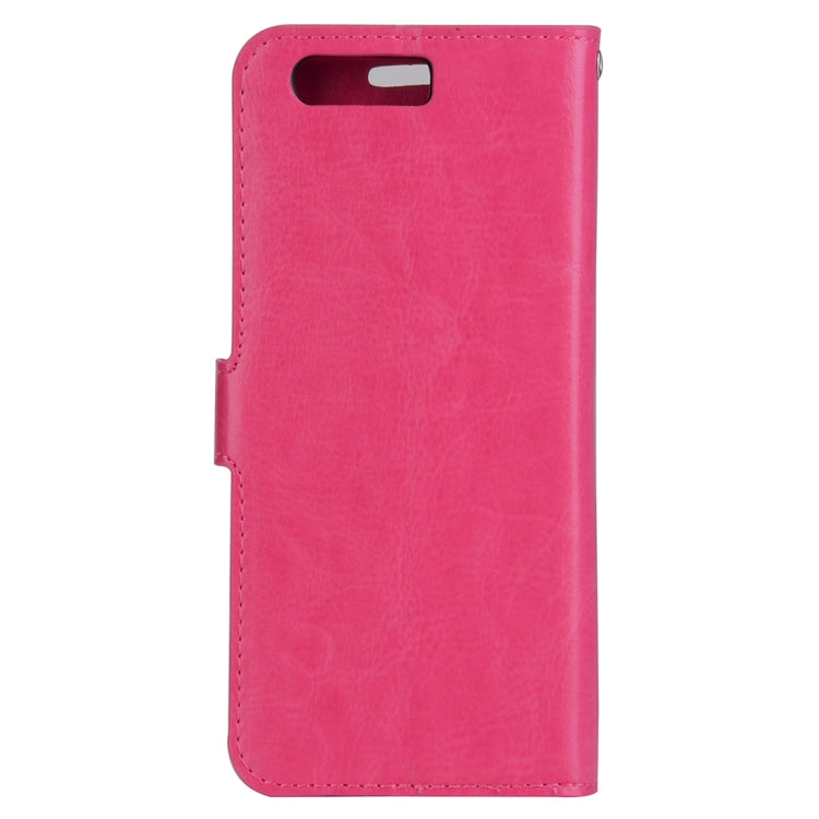 For Huawei Honor 9 Crazy Horse Texture Horizontal Flip Leather Case with Holder & Card Slots & Wallet & Photo Frame