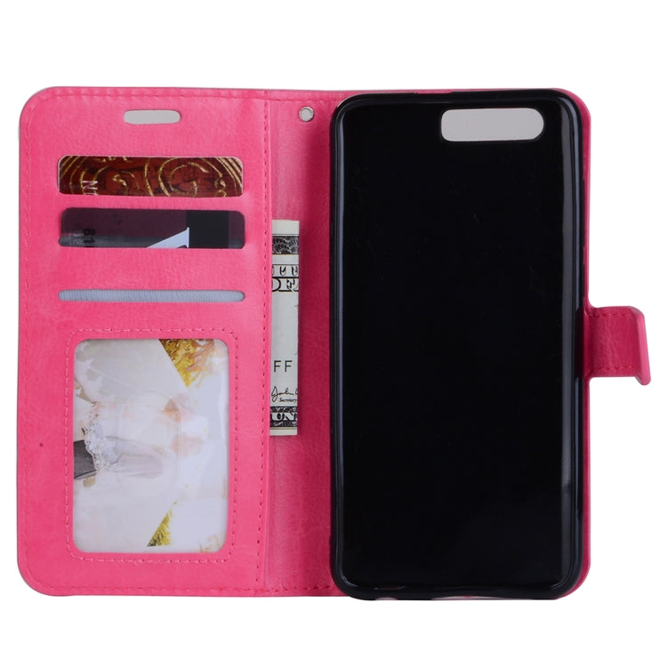 For Huawei Honor 9 Crazy Horse Texture Horizontal Flip Leather Case with Holder & Card Slots & Wallet & Photo Frame