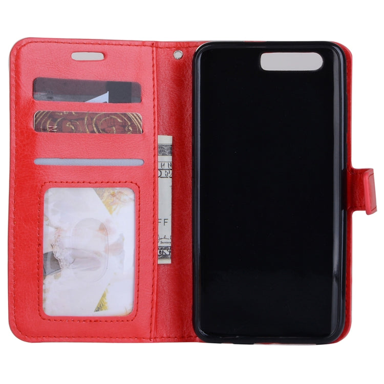 For Huawei Honor 9 Crazy Horse Texture Horizontal Flip Leather Case with Holder & Card Slots & Wallet & Photo Frame