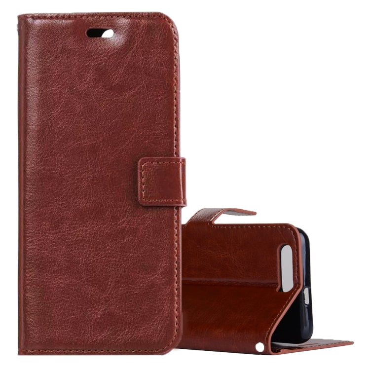 For Huawei Honor 9 Crazy Horse Texture Horizontal Flip Leather Case with Holder & Card Slots & Wallet & Photo Frame