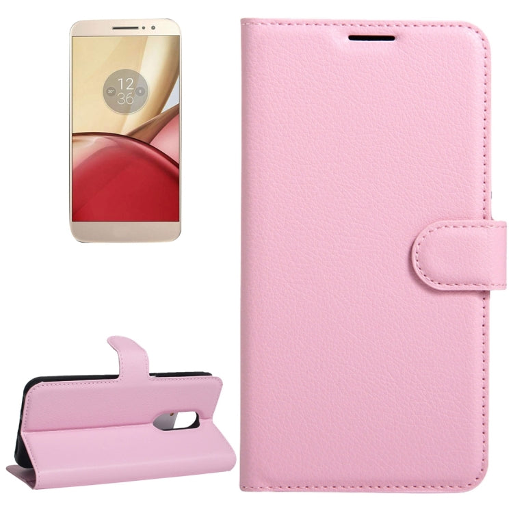 For Motorola Moto M Litchi Texture Horizontal Flip Leather Case with Holder & Card Slots & Wallet