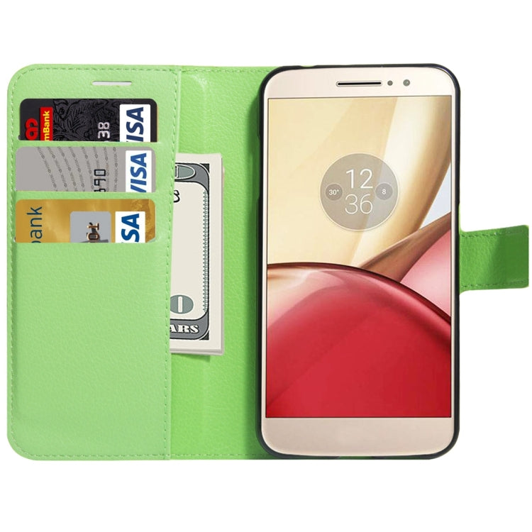 For Motorola Moto M Litchi Texture Horizontal Flip Leather Case with Holder & Card Slots & Wallet