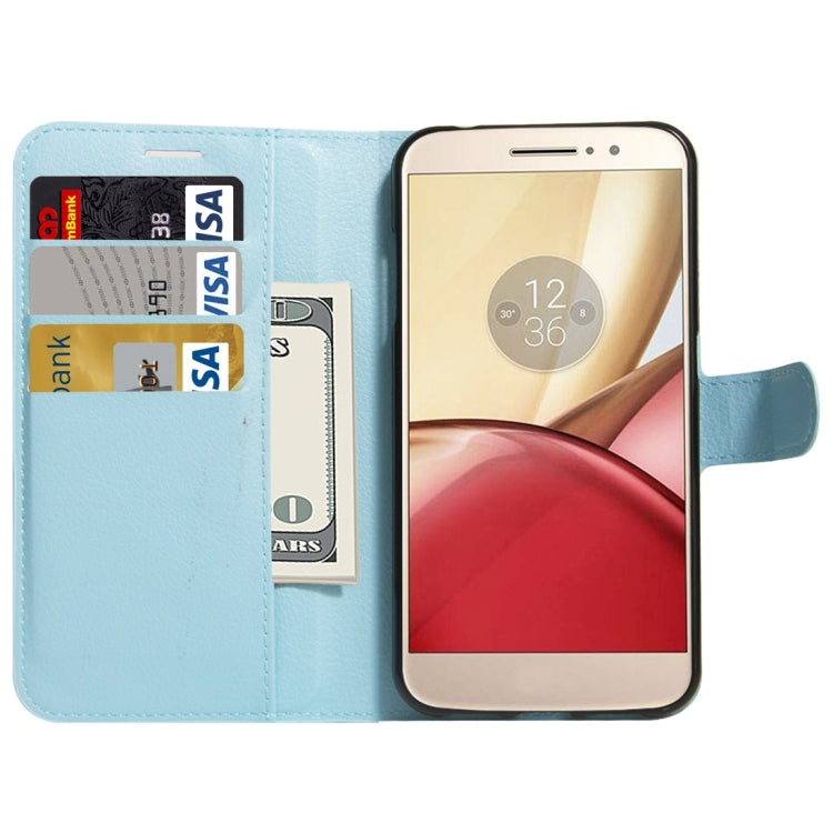 For Motorola Moto M Litchi Texture Horizontal Flip Leather Case with Holder & Card Slots & Wallet