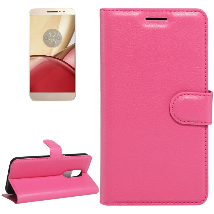 For Motorola Moto M Litchi Texture Horizontal Flip Leather Case with Holder & Card Slots & Wallet
