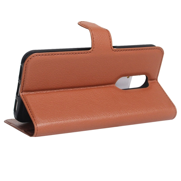 For Motorola Moto M Litchi Texture Horizontal Flip Leather Case with Holder & Card Slots & Wallet