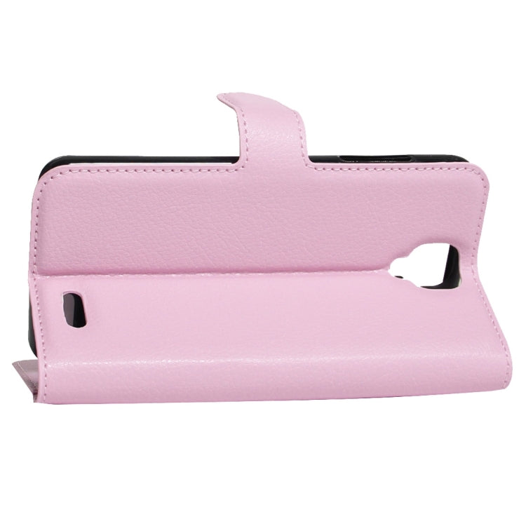 For ARCHOS 55 Helium Ultra Litchi Texture Horizontal Flip Leather Case with Holder & Card Slots & Wallet