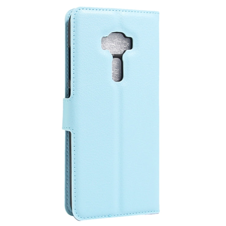 For Asus ZenFone 3 Deluxe ZS550KL Litchi Texture Horizontal Flip Leather Case with Holder & Card Slots & Wallet