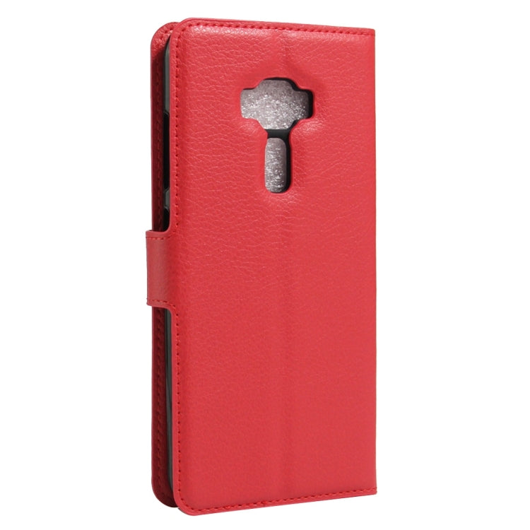 For Asus ZenFone 3 Deluxe ZS550KL Litchi Texture Horizontal Flip Leather Case with Holder & Card Slots & Wallet