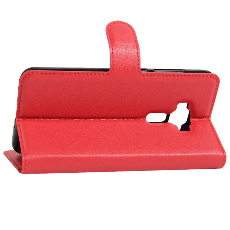 For Asus ZenFone 3 Deluxe ZS550KL Litchi Texture Horizontal Flip Leather Case with Holder & Card Slots & Wallet