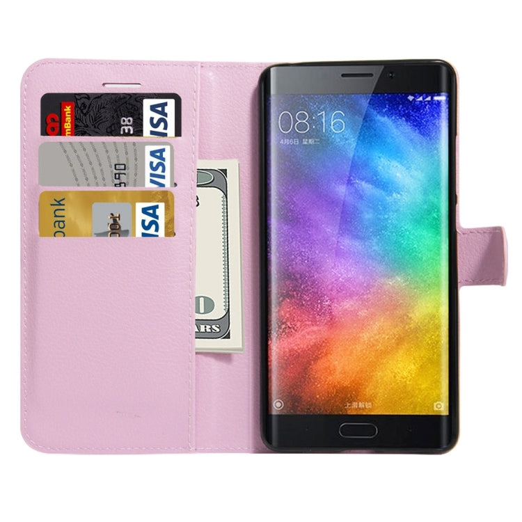 For Xiaomi Note 2 Litchi Texture Horizontal Flip Leather Case with Holder & Card Slots & Wallet