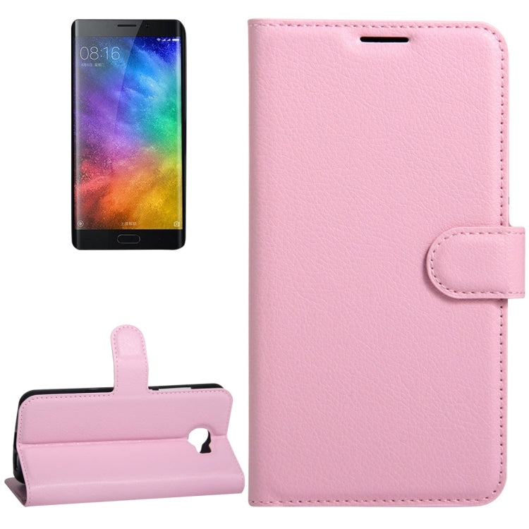 For Xiaomi Note 2 Litchi Texture Horizontal Flip Leather Case with Holder & Card Slots & Wallet