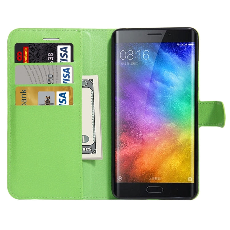 For Xiaomi Note 2 Litchi Texture Horizontal Flip Leather Case with Holder & Card Slots & Wallet