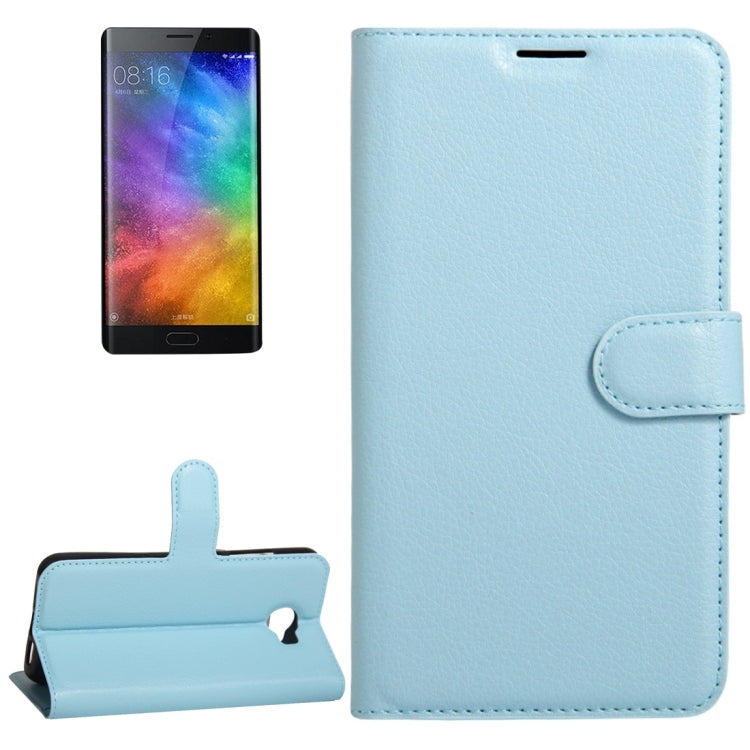 For Xiaomi Note 2 Litchi Texture Horizontal Flip Leather Case with Holder & Card Slots & Wallet