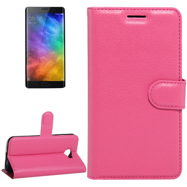 For Xiaomi Note 2 Litchi Texture Horizontal Flip Leather Case with Holder & Card Slots & Wallet