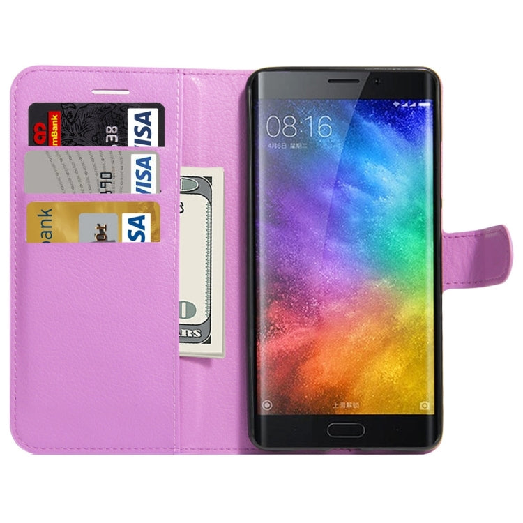 For Xiaomi Note 2 Litchi Texture Horizontal Flip Leather Case with Holder & Card Slots & Wallet
