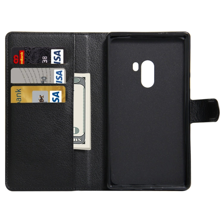 For Xiaomi MIX Litchi Texture Horizontal Flip Leather Case with Holder & Card Slots & Wallet