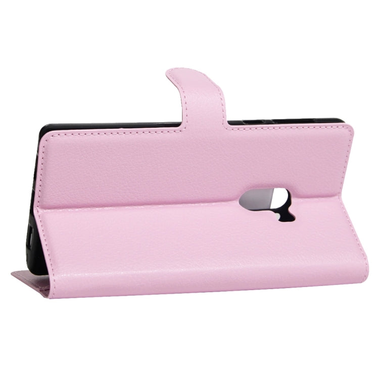 For Xiaomi MIX Litchi Texture Horizontal Flip Leather Case with Holder & Card Slots & Wallet