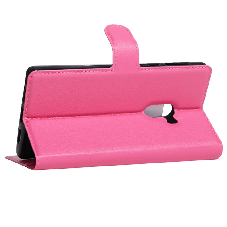 For Xiaomi MIX Litchi Texture Horizontal Flip Leather Case with Holder & Card Slots & Wallet