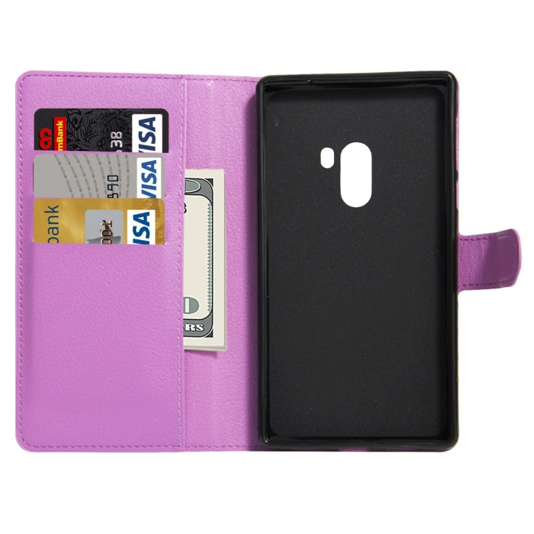 For Xiaomi MIX Litchi Texture Horizontal Flip Leather Case with Holder & Card Slots & Wallet