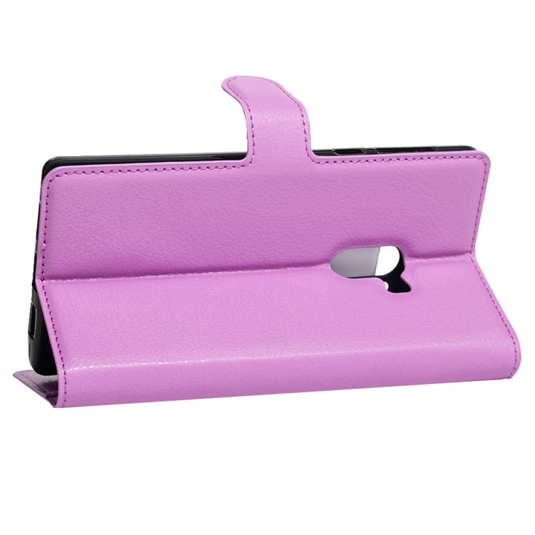 For Xiaomi MIX Litchi Texture Horizontal Flip Leather Case with Holder & Card Slots & Wallet