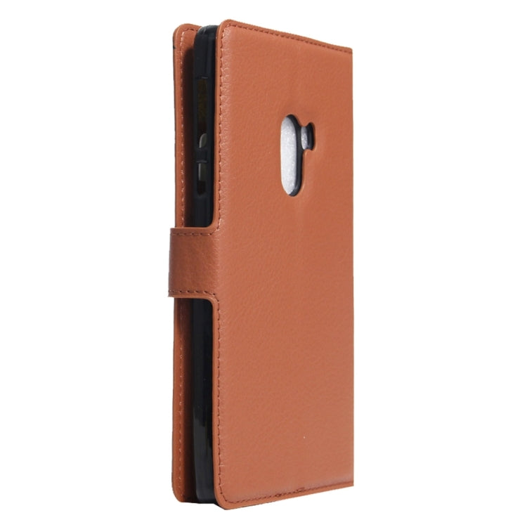 For Xiaomi MIX Litchi Texture Horizontal Flip Leather Case with Holder & Card Slots & Wallet