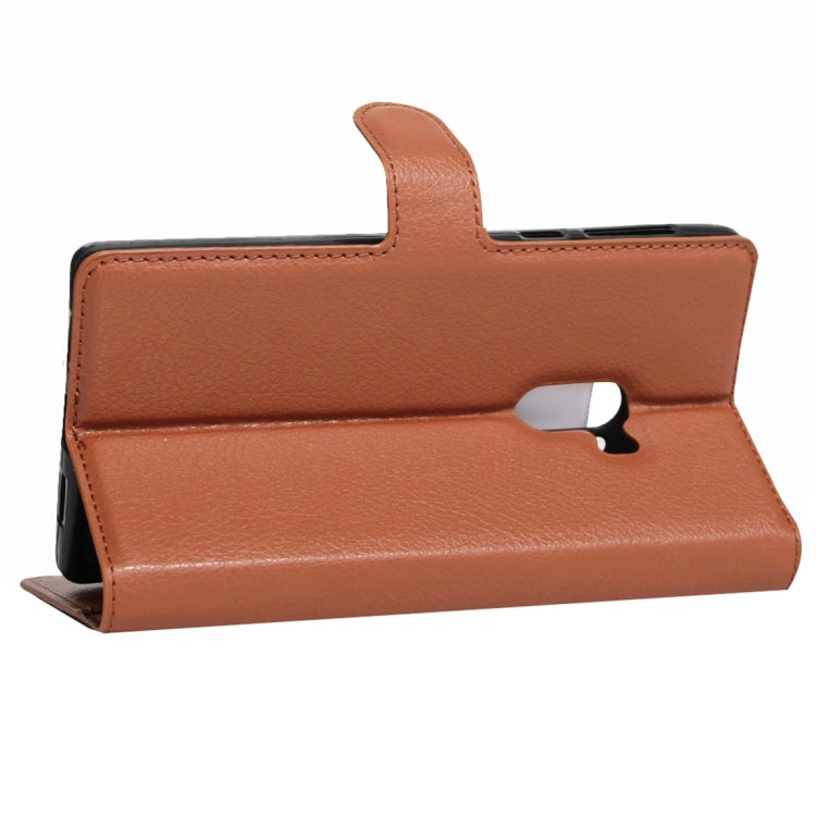 For Xiaomi MIX Litchi Texture Horizontal Flip Leather Case with Holder & Card Slots & Wallet